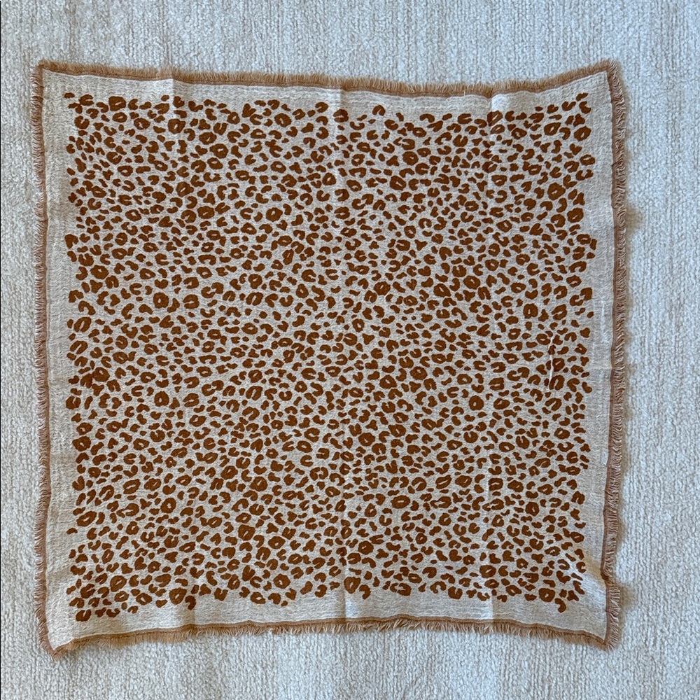 Madewell Leopard Print Scarf